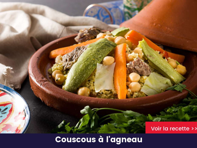 Couscous à l'agneau